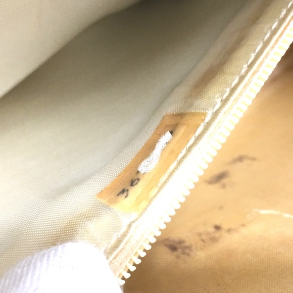 CHANEL Quilted Matelasse Chain Pochette Bag Silver x Gold Hardware - Picture 10 of 13